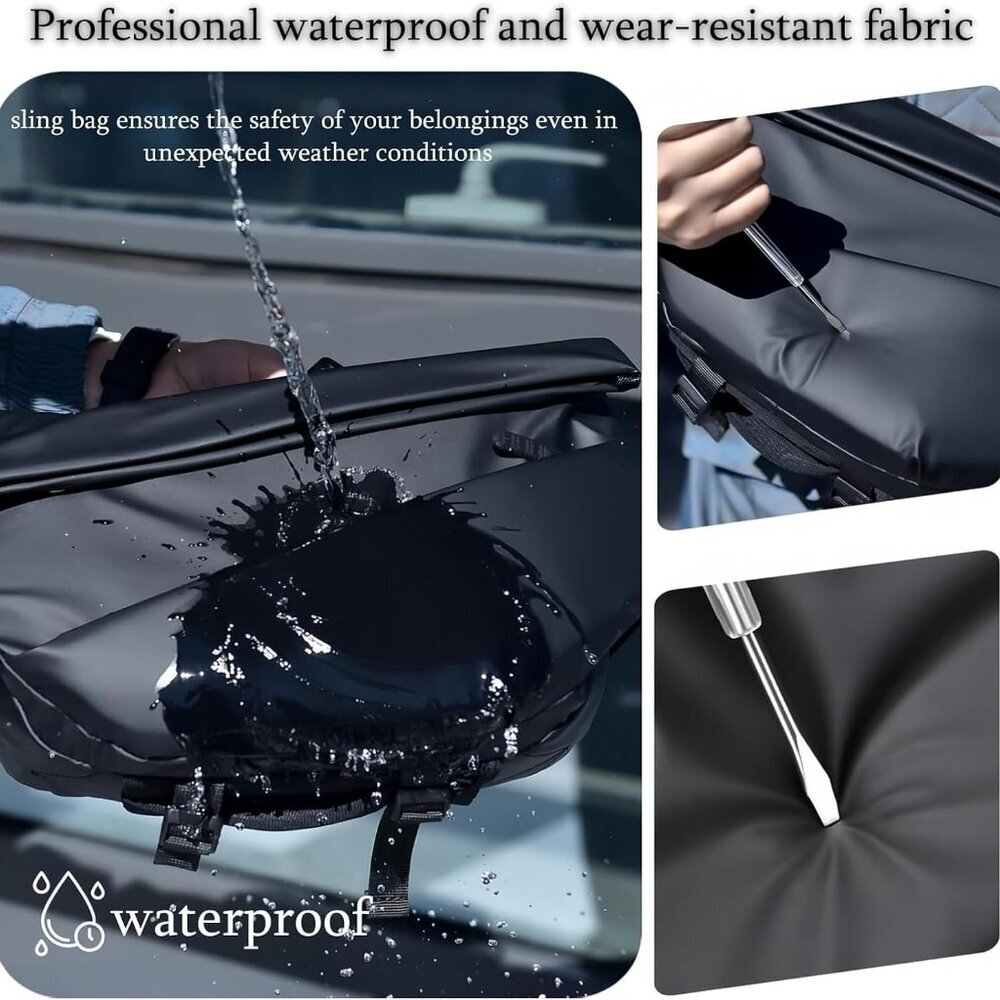 Versatile Expandable Backpack - Waterproof Crossb… - image 7